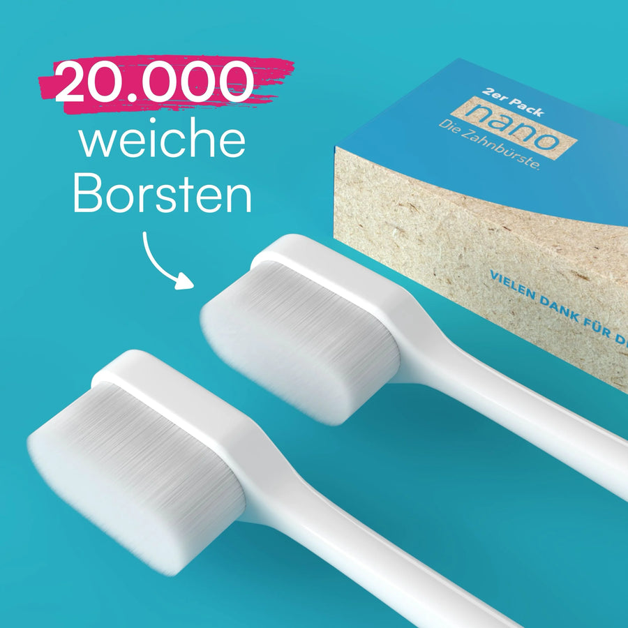 nano. Classic Zahnbürste 2er-Pack