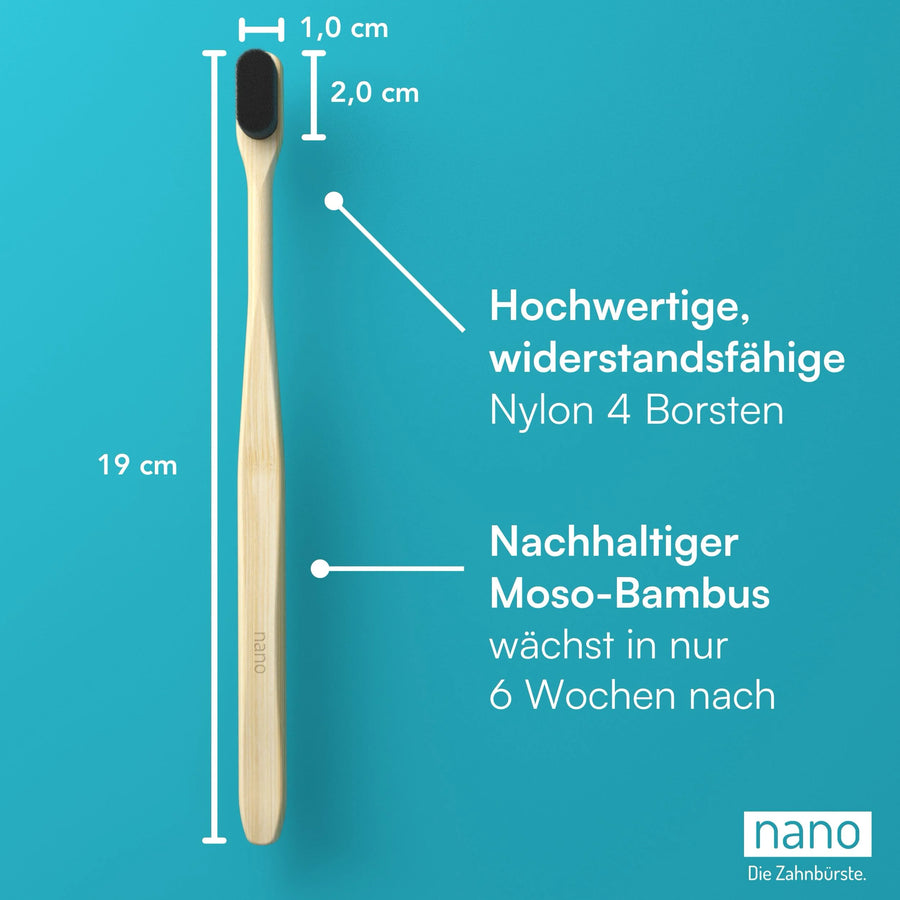 nano. Bambus. | 20.000 Borsten | weich
