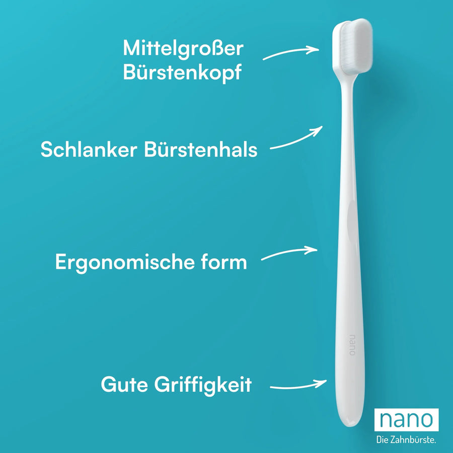nano. Classic Zahnbürste 2er-Pack