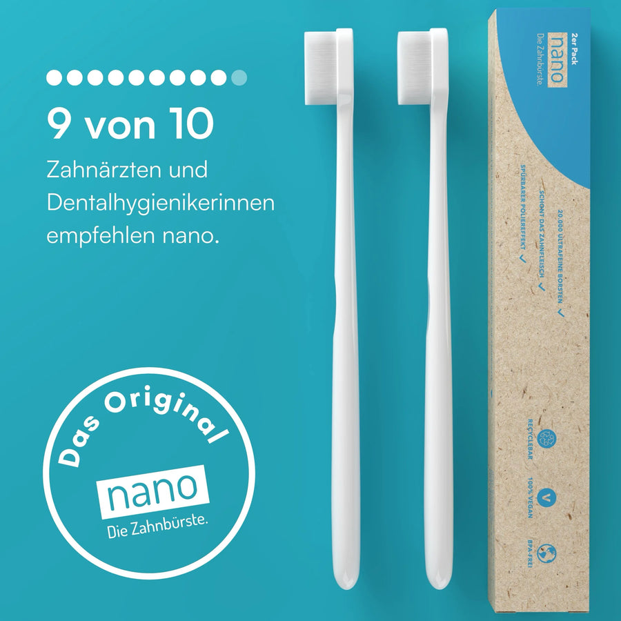 nano. Classic Zahnbürste 2er-Pack